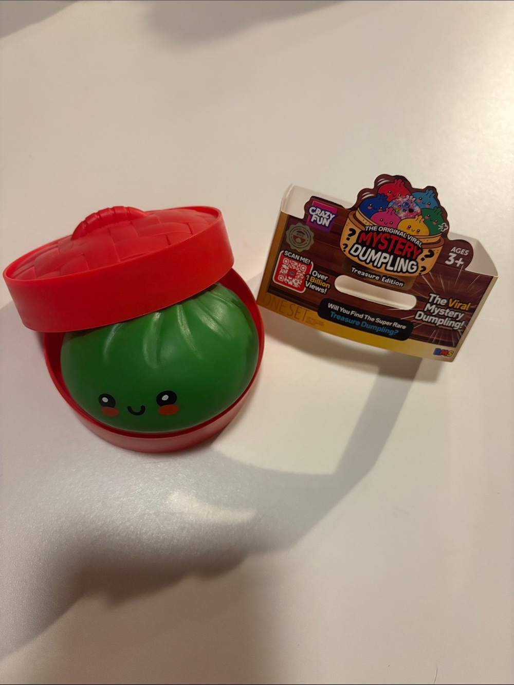 Crazy Fun Mystery Dumpling Treasure Edition Green Squishy RMS 💚🥟